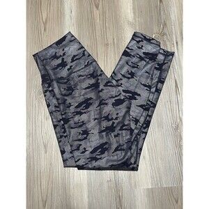 Zyia Active Womens Size 6-8 Silver Navy Camo Supreme Hi-Rise 7/8 Leggings
